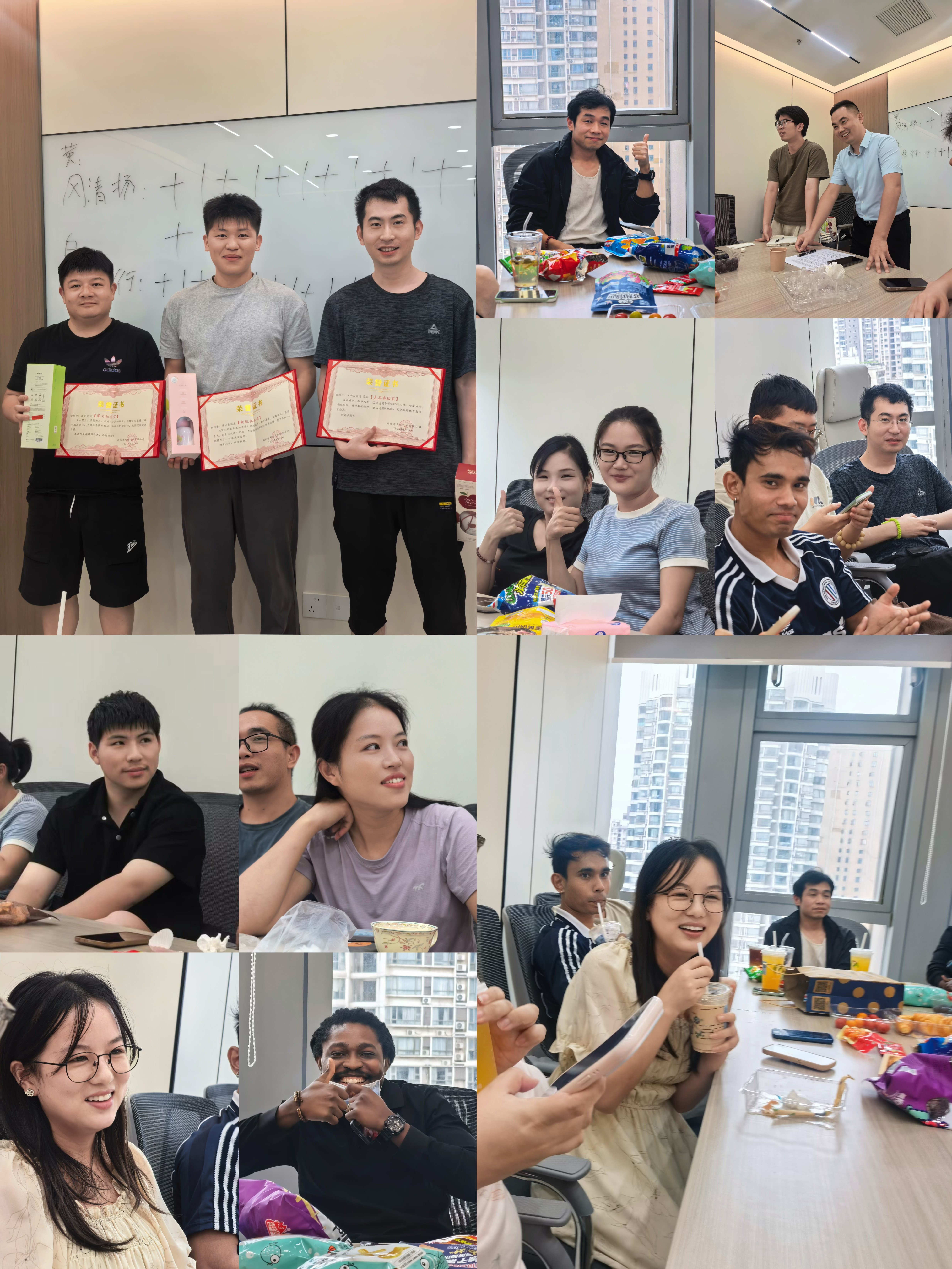 Runli công nhận những ngôi sao đang lên và những người chơi trong nhóm tại buổi khen thưởng cuộc họp hàng tháng