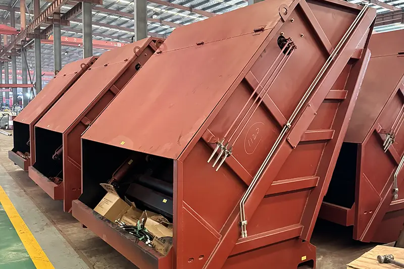 Thân xe chở rác nén