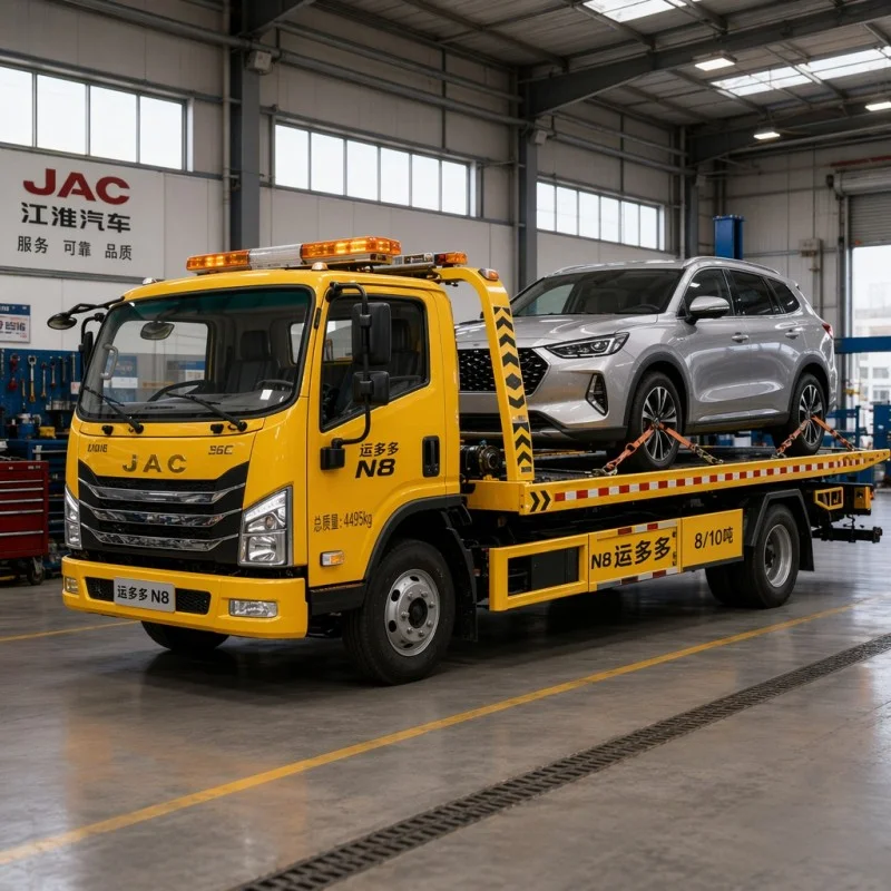 Heavy-Duty Meets Compact JAC N8 8/10-Ton Wrecker with Cummins Power